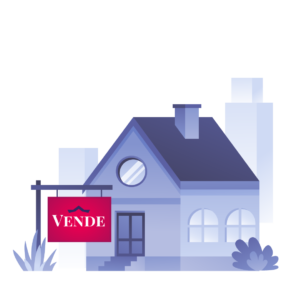 ilustracion casa en venta